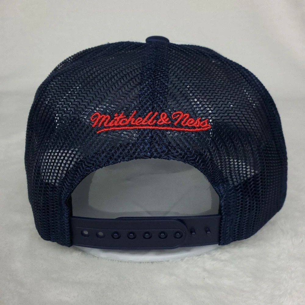 Minnesota Twins Mitchell & Ness MLB Foam Trucker Hat Cap 3D Logo‎ Navy White NWT